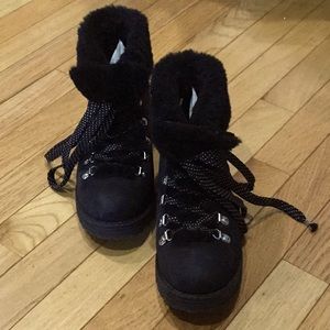 J.Crew Nordic boots black on black size 6